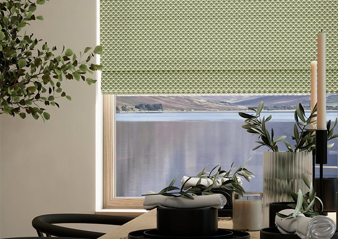 Ted Baker Palm Geo, Green - Roman Blind - Image 5